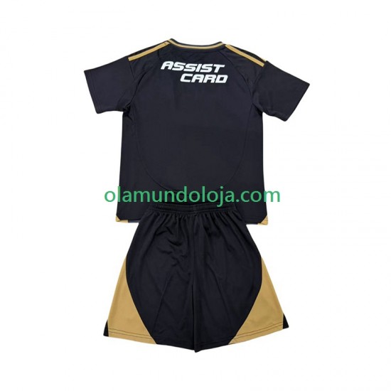 Camisola Colo-Colo Criança Equipamento Segundo 2025-2026 Manga Curta